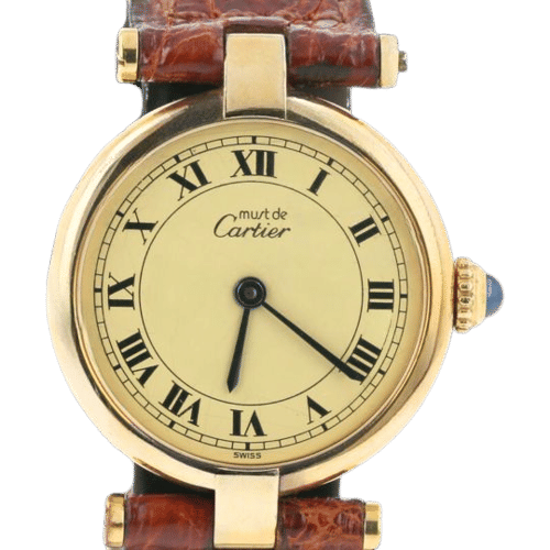 Montre Cartier Montre Must De Cartier Vermeil 58 Facettes MT43217