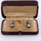 Boucles d'oreilles Boucles d’oreilles anciennes en or rose 12 kt et argent avec diamants 58 Facettes