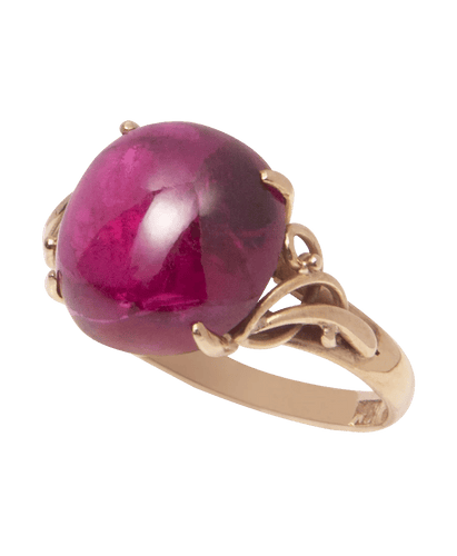 Bague Grandeur Or rose 18K Rubis