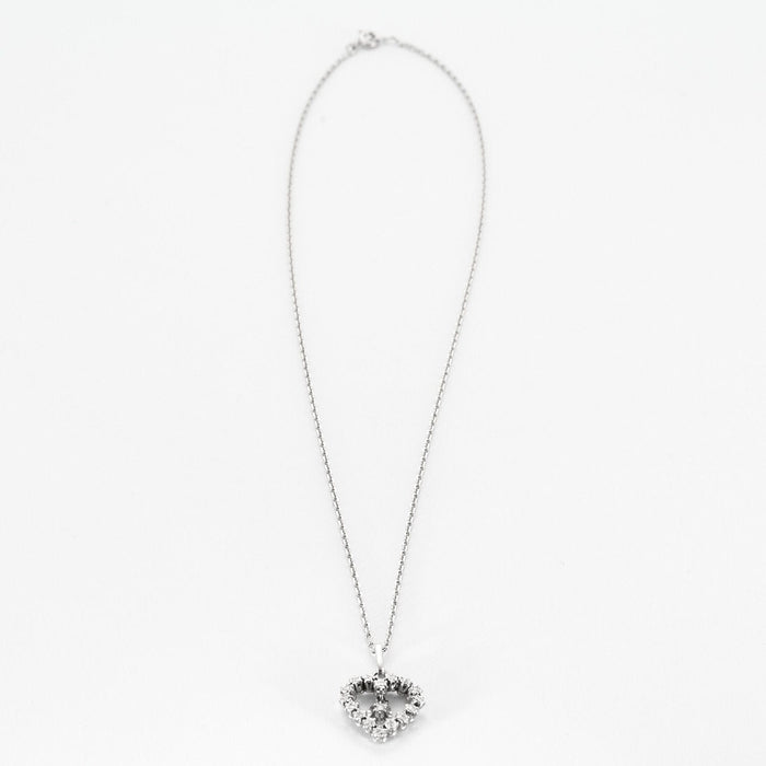 Collier Collier or blanc diamants 58 Facettes LP963/13