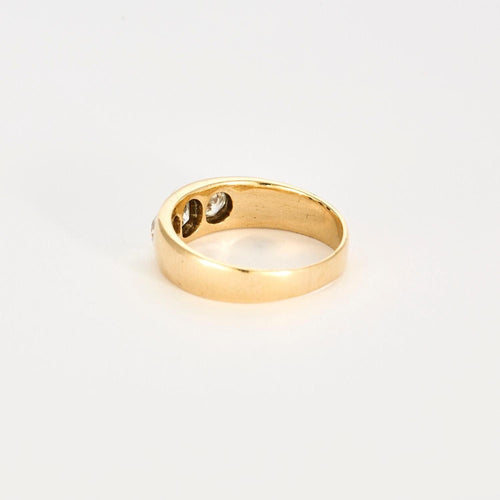 Bague 57 Bague or Jaune sertie de diamants 58 Facettes 1-0000171/4