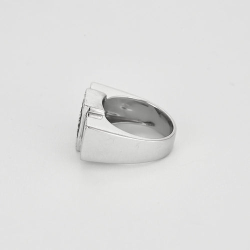 Bague 55 Bague en Or blanc 18k 58 Facettes SQU3431