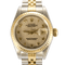 Horloge Rolex Model Datejust 26 mm in 18K Goud en Staal Computer Wijzerplaat 58 Facettes