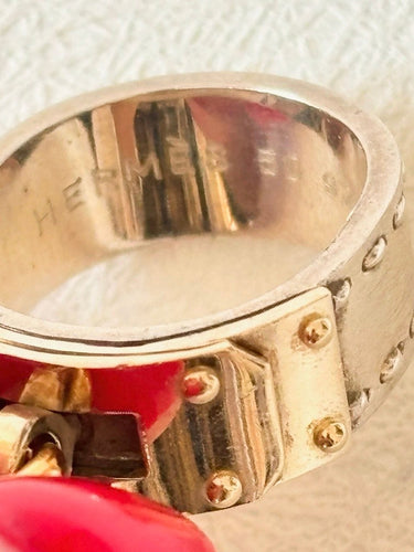 Bague 50 HERMÈS - Bague Kelly Cadenas 58 Facettes WC-2025-2255