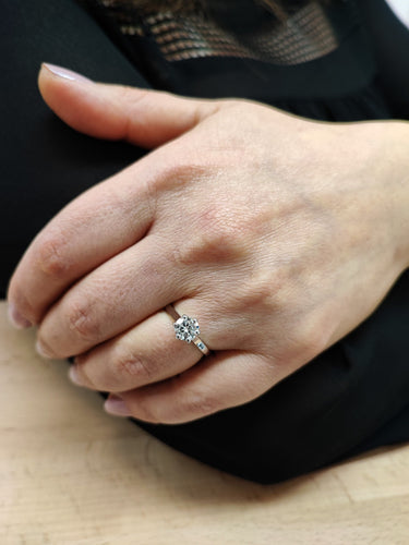 Bague 54 Bague Solitaire diamant 1ct 58 Facettes SOLO.1CT.FA.26