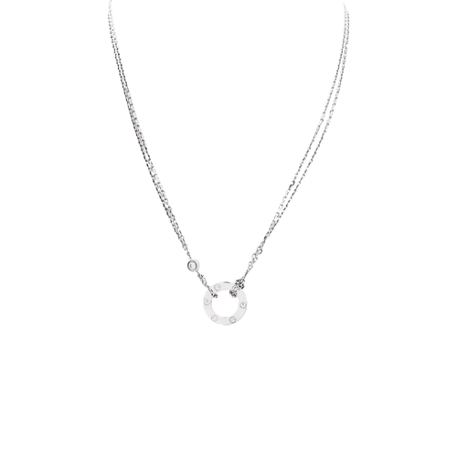 Collier Collier Cartier, « Love», or blanc, diamants. 58 Facettes 35189