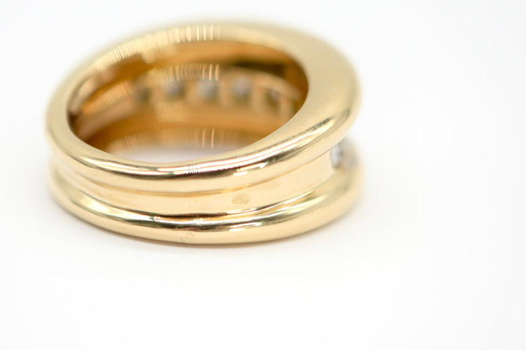 Bague Bague vintage en or jaune sertie de diamants 58 Facettes 318322 /AZ05D9Z1