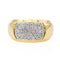 Bague 54 Bague Or jaune, Or blanc Diamant 58 Facettes 3130843CN