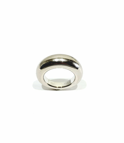 Bague 52 Chaumet – Bague jonc en or gris 58 Facettes
