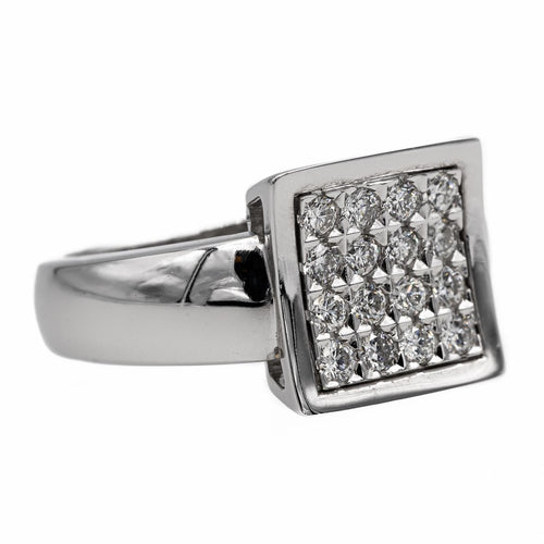 Bague 53 Bague Or blanc Diamant 58 Facettes 2687284CN