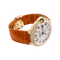 Montre Montre Cartier "Ballon Bleu" or jaune, diamants, cuir. 58 Facettes 34434