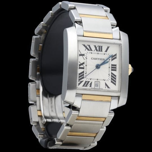 Montre Cartier Montre Tank Française Gm 58 Facettes MT39055