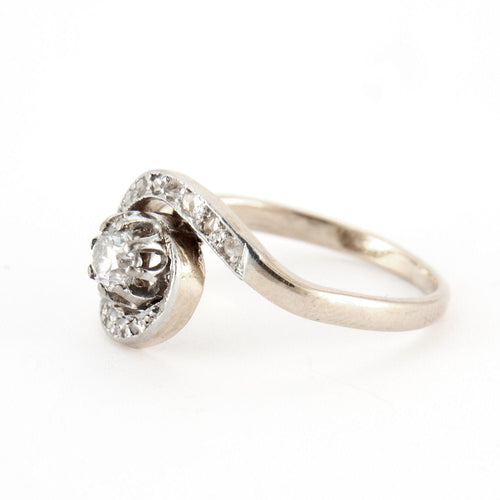 Bague 52 Bague Tourbillon Diamants 58 Facettes