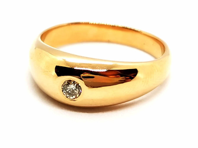 53.5 Bague Or jaune Diamant 58 Facettes 1637063CN
