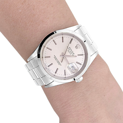 Montre Montre Rolex "Oyster Perpetual Date" en acier. 58 Facettes 35203