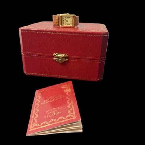 Montre Cartier Montre Must De Cartier Vermeil 58 Facettes MT44361