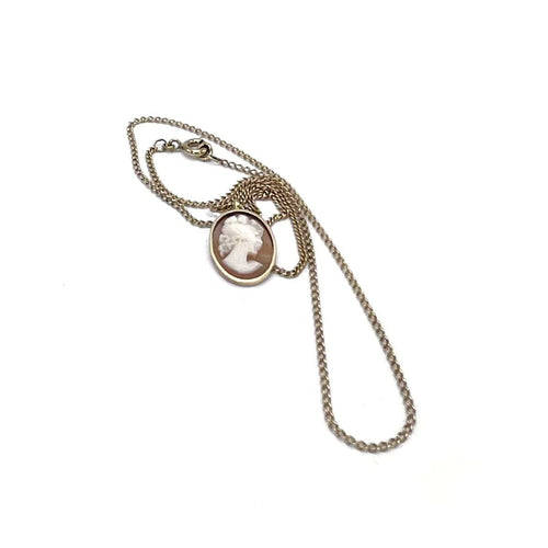 Colier Colier Camaieu din agat și aur galben 58 Facettes UKA000076GM