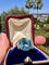 Bague 54 Bague Vintage Or 18 Carats, Topaze Bleue et Diamants 58 Facettes 366
