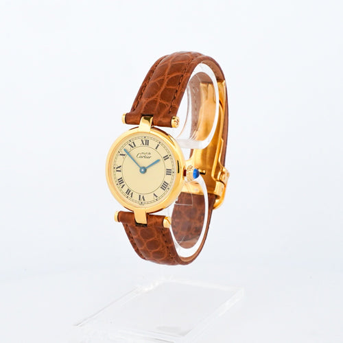 Cartier Must Vendôme - Lemon roman dial - SM 58 Facettes