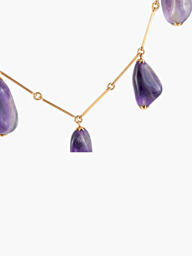 Collier Collier Améthystes 58 Facettes AB173