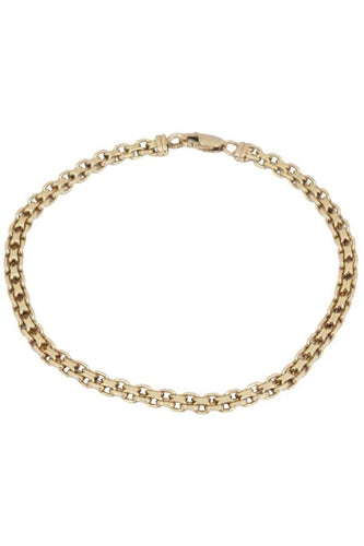 Bracelet BRACELET MAILLE FORÇAT DOUBLÉE 58 Facettes 087691