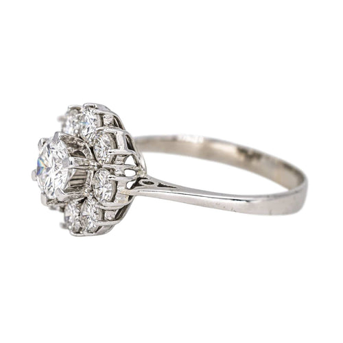 Bague 56 Bague  Marguerite  Or blanc Diamant 58 Facettes 4033242CN