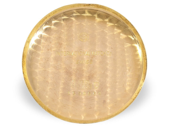 Montre Montre homme IWC Jumbo "Shark Fin", or rose 18 carats, calibre 89, vers 1959 58 Facettes IWC-300