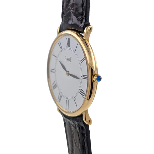 Montre PIAGET - Montre Altiplano Ultra Thin en or jaune massif 9025, calibre 9P1 à remontage manuel, année 1960, + boucle Piaget d'origine en or 58 Facettes