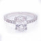 Bague 47 Bague de fiançailles solitaire diamant 58 Facettes D360903FV