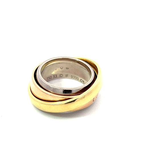 Bague 53 Bague Cartier Trinity Tourbillon R10 58 Facettes