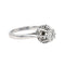 Bague 51 Bague Solitaire Or blanc Diamant 58 Facettes 578058CD
