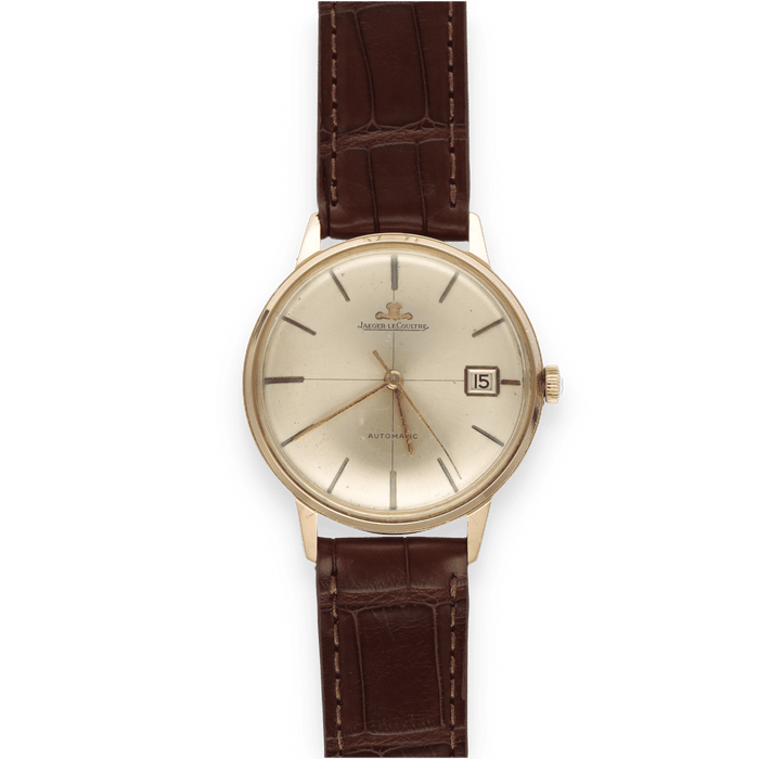 Montre Montre Jaeger LeCoultre vers 1960. Automatique en or rose 18k. 35 mm. 58 Facettes