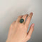 Bague 53 Bague - Or et Aventurine Verte 58 Facettes 210111R