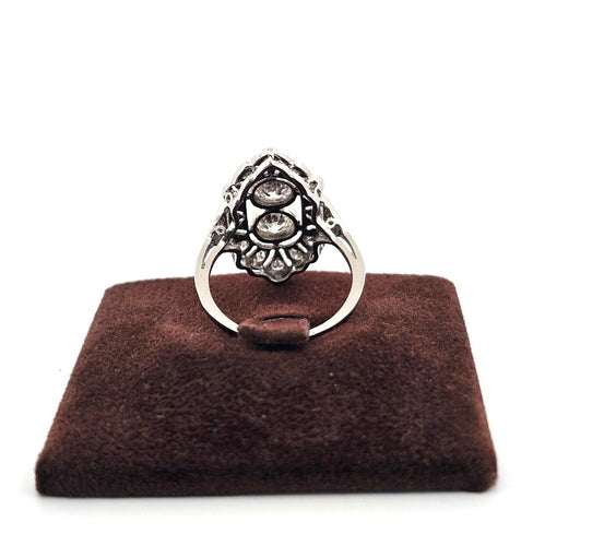 Liberty ring in Platina met diamanten 