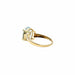 Bague 53 Bague en or jaune et topaze naturelle 58 Facettes CAE-RI-OV-YGBT