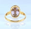 Bague 52 Bague en or jaune 18 carats ornée d’une croix en perles fines 58 Facettes AB561