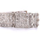 Bracelet Bracelet Antique Deco, en platine avec diamants 58 Facettes