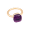Bague 50 Bague Pomellato, collection "Nudo Classic", or rose et améthyste. 58 Facettes 34367