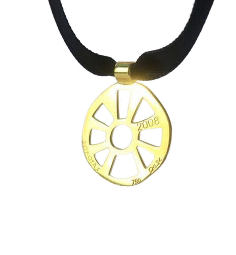 Pendentif ZOLOTAS - Pendentif Roue 2008 Porte-Bonheur 58 Facettes