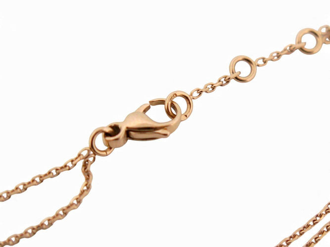 Bracelet bracelet CHAUMET jeux de liens en or rose 18k 3gr 10 diamants 0.1ct boite 58 Facettes 271111