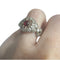 Bague Bague en or et platine avec diamants et cabochon rubis 58 Facettes Q197B