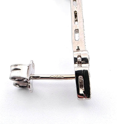 Minđuše 1862 E - Minđuše od Platinum i dijamanata 58 Facettes