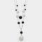 Collier DIOR - Sautoir Rose des Vents en or blanc, nacre, onyx et diamants 58 Facettes