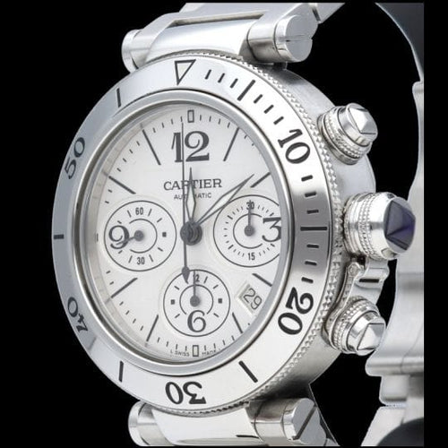 Cartier Horloge Pasha Seatimer Chronograph 