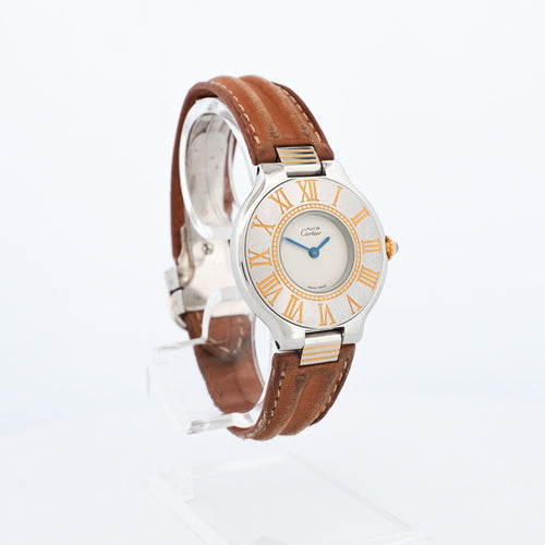 Montre CARTIER - Montre Must 21 - Cadran ivoire - SM 58 Facettes