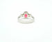 Bague Bague en or blanc avec rubellite de 1,10 ct et diamants 58 Facettes 9586