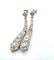 Boucles d'oreilles Boucles d'oreilles en platine avec diamants 58 Facettes