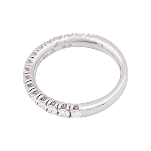 Bague 50 Alliance Cartier "Etincelle" platine, diamants. 58 Facettes 33980