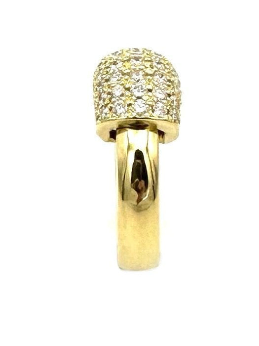 Bague 51 PIAGET. Collection "Dancer", bague or jaune 18K et diamants 58 Facettes