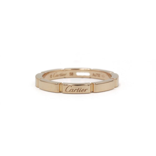 Bague 58 Alliance Maillon Panthère Or rose - CARTIER 58 Facettes 250425R